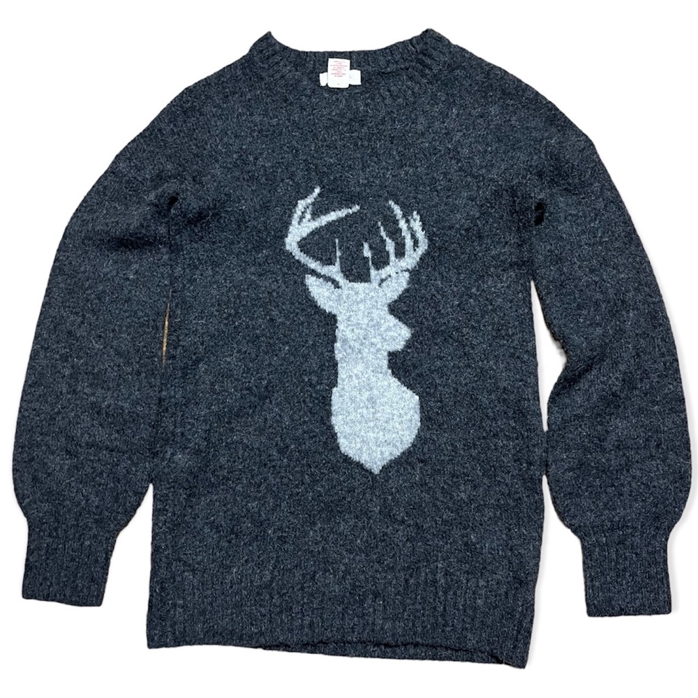 Anthropologie Yes Lola Alpaca Wool Blend Deer Sweater Sz XS